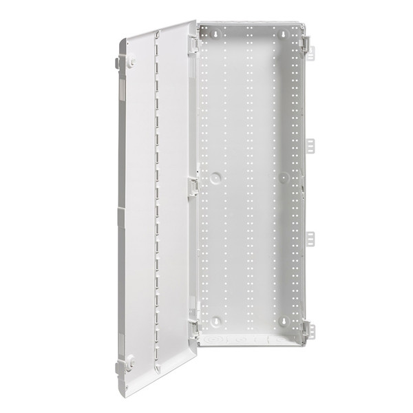 Leviton 49605-42P 42" Structured Media Enclosure with Vented Hinged Door, Plastic, White