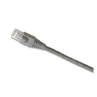 Leviton 5G460-10S GigaMax 5e Standard Patch Cord, Cat 5e, 10-Foot, Gray