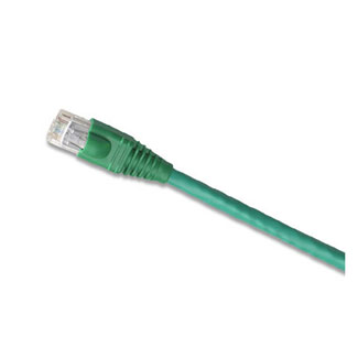 Leviton 5G460-3G GigaMax 5e Standard Patch Cord, Cat 5e, 3-Foot, Green