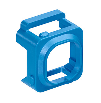 Leviton AB200-L Connector Adapter Bezel for Clipsal Wallplates, Blue