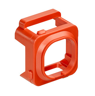 Leviton AB200-O Connector Adapter Bezel for Clipsal Wallplates, Orange