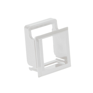 Leviton AB300-W Connector Adapter Bezel for Lexcom Wallplates, White