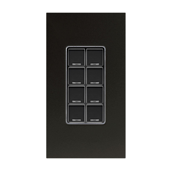 Leviton CKDNK-80E GreenMAX DRC 8-Button Color Change Kit, Black