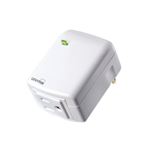 Leviton DG15A-1BW Indoor Decora Smart Zigbee 3.0 Certified Plug-in Outlet