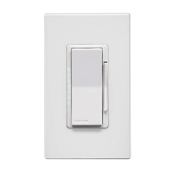 Leviton DG6HD-1BW Decora Smart Zigbee 3.0 Certified 600W Dimmer