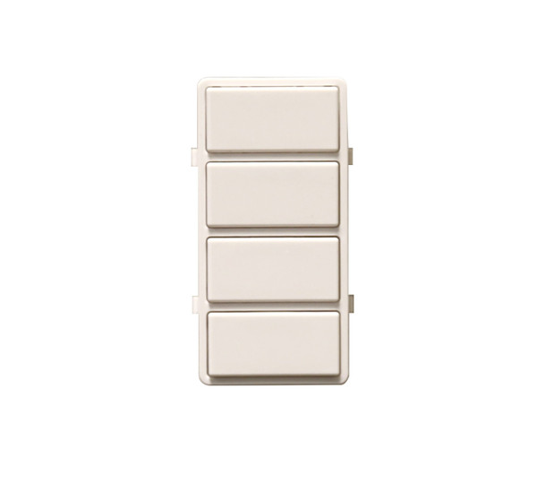 Leviton DS4KT-1PW Decora Smart 4 Button Color Cange White