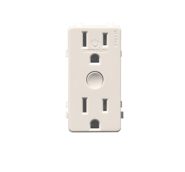 Leviton DSRKT-1PW Decora Smart Outlet Color Change Kit White
