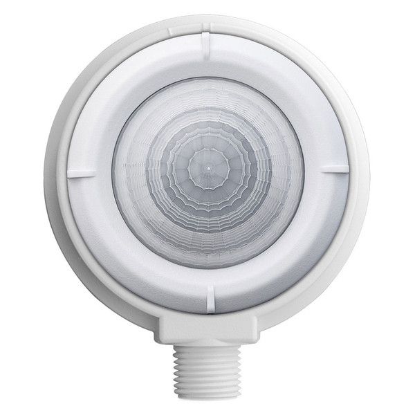 Leviton HBE11-IUB Occupancy Sensor, 0-10V Dimming, Fixture Mount, PIR, Indoor/Outdoor, Wet Location, 120/277/347VAC, IP65 rated, white