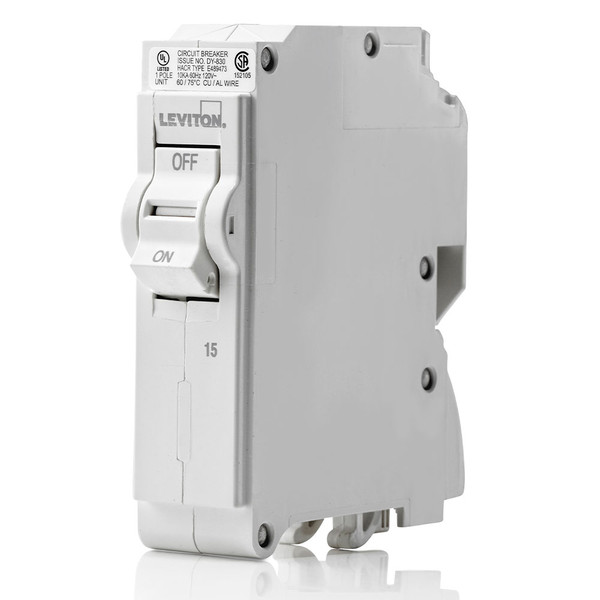 Leviton LB115 15A 1-Pole Standard Hydraulic Magnetic Branch Circuit Breaker