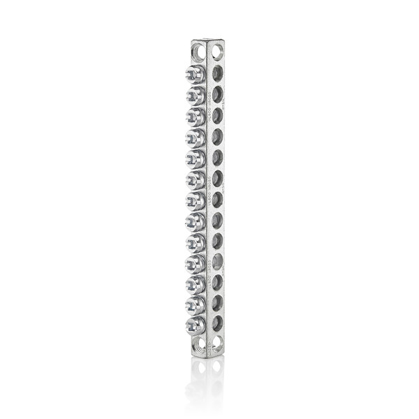 Leviton LGBKT Ground Bar Kit with Mounting Screws, 14 - 4 AWG