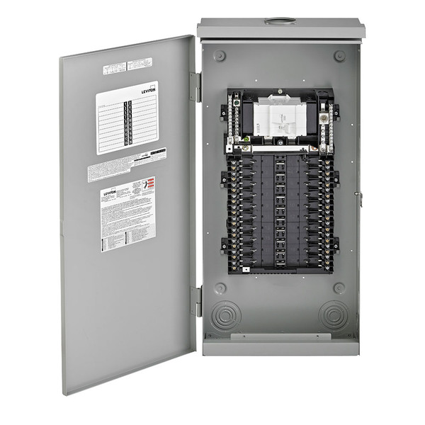 Leviton LP220-3B 20 Space Outdoor Load Center with 200A Main Circuit Breaker