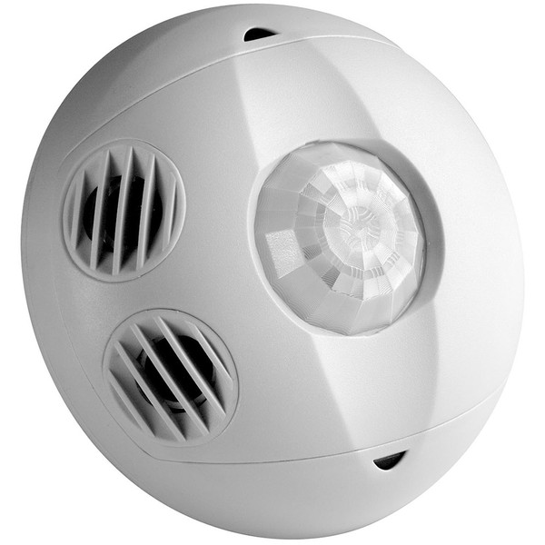 Leviton OSC05-M0W Occupancy Sensor, Multi-Technology (PIR/US), Ceiling Mount, 500SF, White