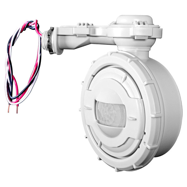 Leviton OSFHL-CTW Occupancy Sensor, Fixture Mount, PIR, High Bay, Wet Location