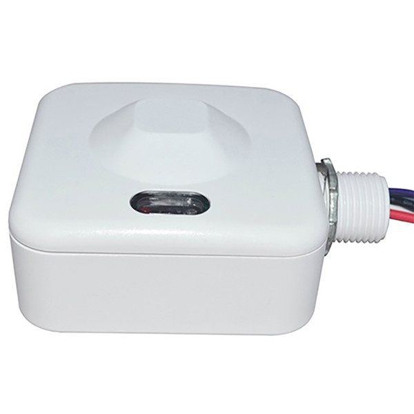 Leviton OSMHB-VDW Occupancy Sensor, Dimming, Fixture Mount, High Bay, Microwave, 0-10V, 120/277V