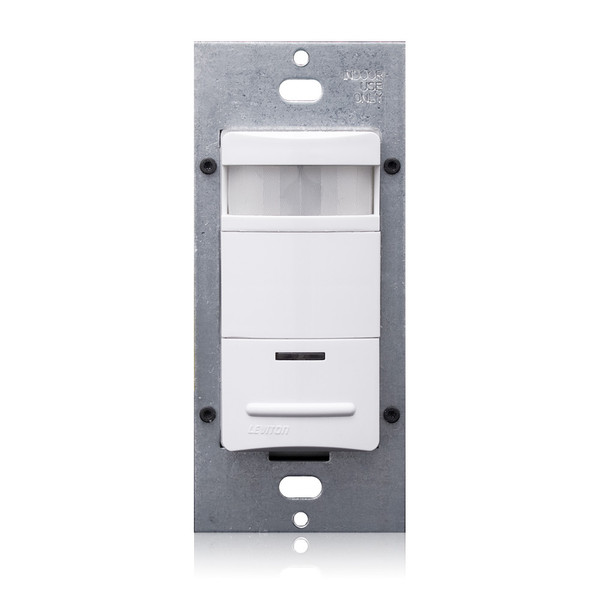 Leviton OSS10-INW WH VACANCY SENS WALL SW W/NIGHTLITE