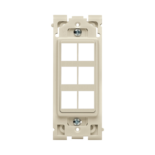 Leviton RE640-NS6 6-Port Renu Insert, Navajo Sand