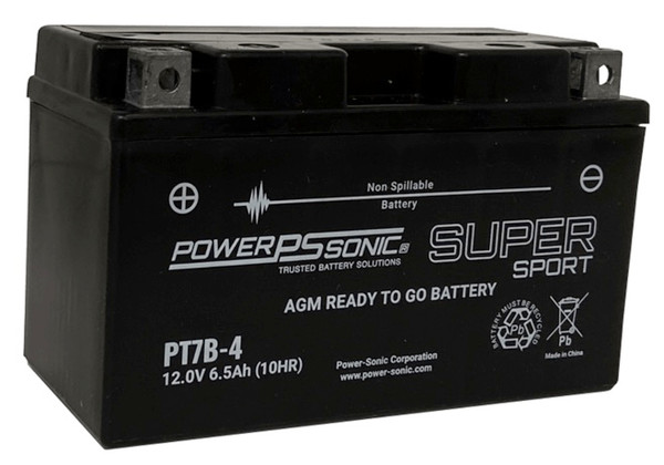 Power Sonic PT7B-4 SMF 12V 6Ah Superior Performance Battery