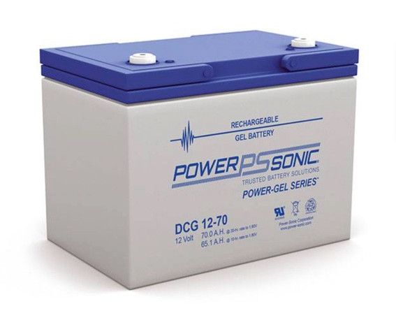 Power Sonic DCG12-70 M6 12V 70Ah Deep Cycle Gel Battery