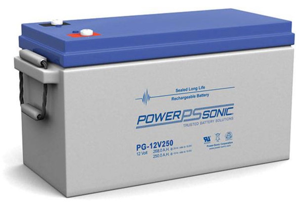 Power Sonic PG-12V250 M8 12V 262Ah Long Service Life VRLA Battery