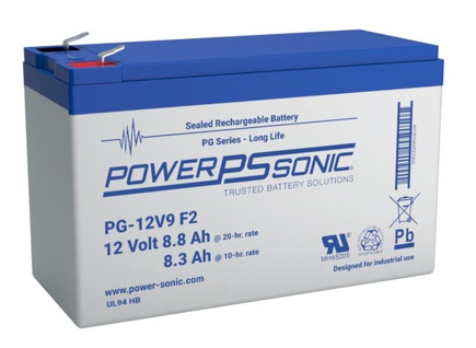 Power Sonic PG-12V9 F2 12V 8.8Ah Long Service Life VRLA Battery