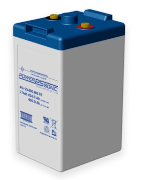 Power Sonic PG-2V400 M8 FR 2V 400Ah High Capacity Long Life VRLA Battery
