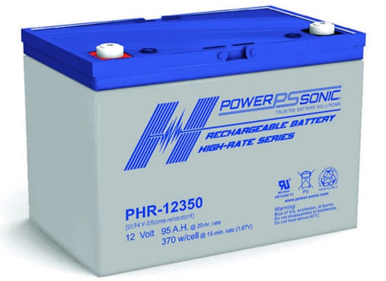 Power Sonic PHR-12350 M6 FR 12V 95Ah High-Rate VRLA Battery