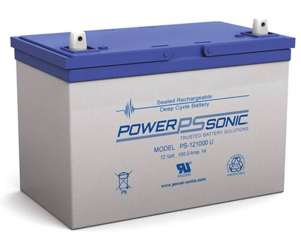 Power Sonic PS-121000 M6 12V 100Ah General Purpose VRLA Battery