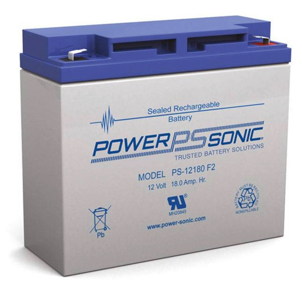 Power Sonic PS-12180 NB2 12V 18Ah General Purpose VRLA Battery