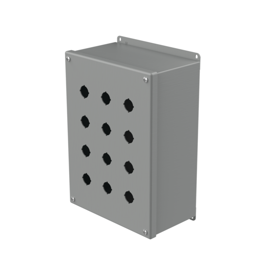 Hoffman E12PBXM Type 12 Extra-Deep Pushbutton Enclosure