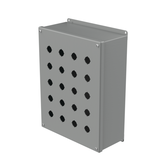 Hoffman E20PBXM Type 12 Extra-Deep Pushbutton Enclosure