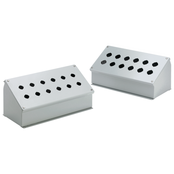 Hoffman E30PBA Type 12 Sloped-Front Pushbutton Enclosure