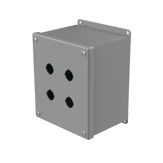 Hoffman E4SPBXM Type 12 Extra-Deep Pushbutton Enclosure