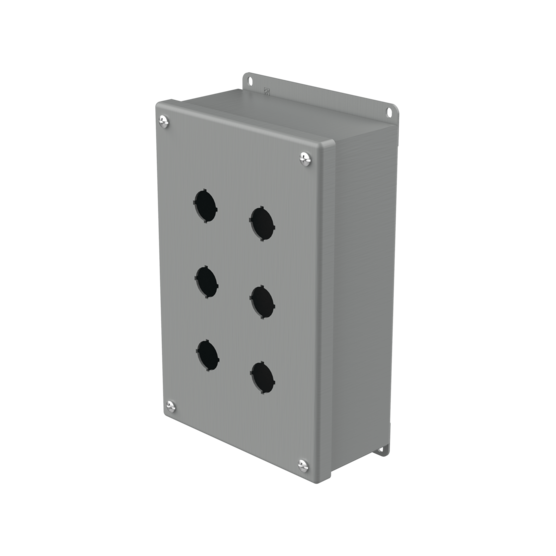 Hoffman E6PBG Type 12 Pushbutton Enclosure