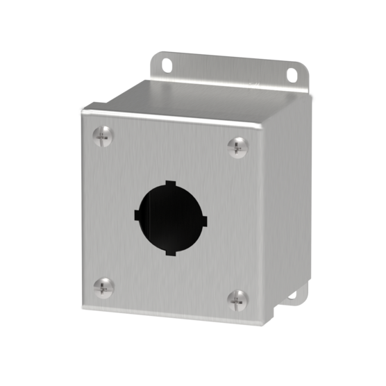 Hoffman E1PBSS6 316 Type 4X Stainless Steel 30.5-mm Pushbutton Enclosure