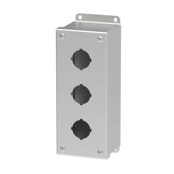 Hoffman E3PBSS Type 4X Stainless Steel 30.5-mm Pushbutton Enclosure