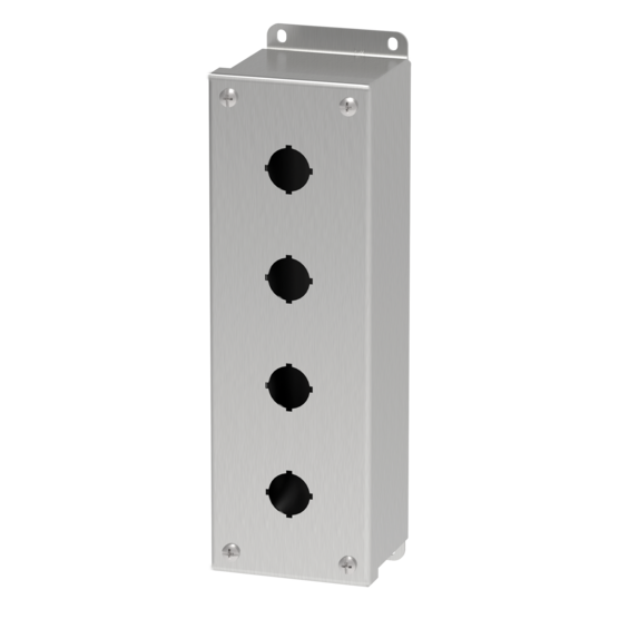 Hoffman E4PBGSS Type 4X Stainless Steel 22.5-mm Pushbutton Enclosure