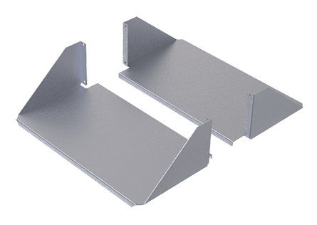 Hoffman ESHDA19 Double-Sided Solid Aluminum Shelf