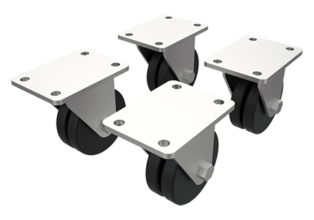 Hoffman DLCASTERS Network Cabinet Caster Kit