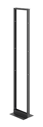 Hoffman EDR19FM58U 2-Post, 3-inch Column Open-Frame Rack
