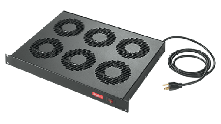 Hoffman A19FT6B 19-Inch Rack-Mountable Fan Tray