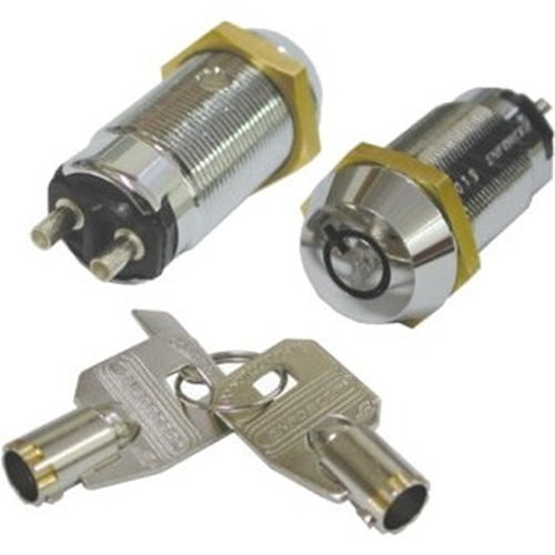 Seco-Larm SS-090-2H8 Tubular Key Lock Switch