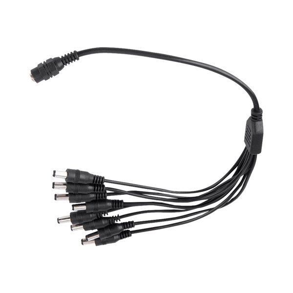 Avycon AVA-PIGTAIL-1IN8OUT DC Male Pigtail with 1 in / 8 out