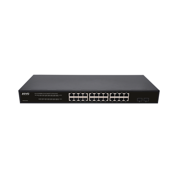 Avycon AVN-S24-2P24G 24 Ports Gigabit Network with 2G SFP Uplink Ports
