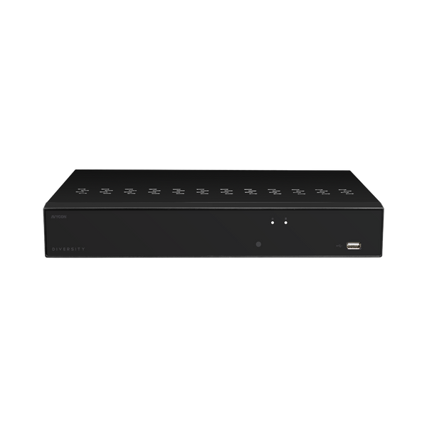Avycon AVR-NSV08P8-4T (NDAA) H.265, 8CH 4K NVR with 8CH Built-in PoE, Plug&Play with NS/NP/NL Series IPCs, Full AI with NS/NP, 30FPS@4K per ch, 128Mbps, ONVIF, 4K HDMI, Smart AI, 4TB HDD Installed