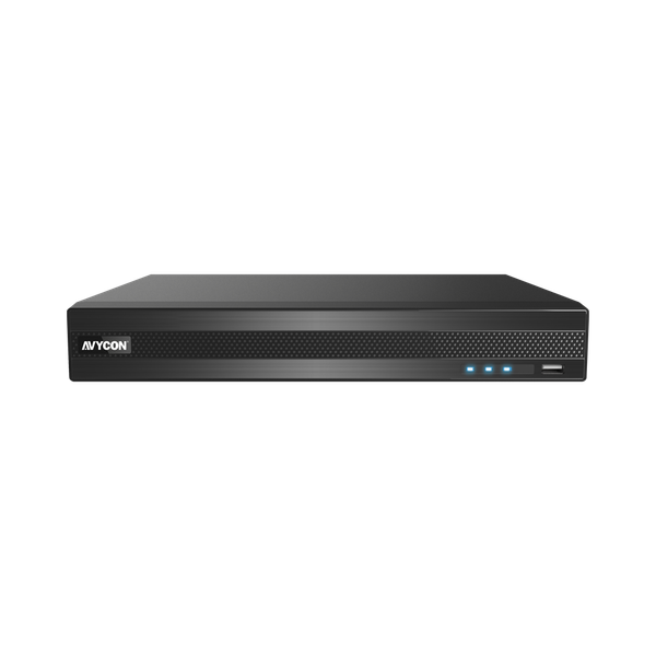 Avycon AVR-NT808A-2T All-in-One Hybrid H.265 4K DVR, 8MP Lite, 5MP Lite, 1080P, 960H HD - 8 Channel BNC, 8 additional IP channels support, 8ch audio, eSATA, 2TB HDD Installed (NDAA)