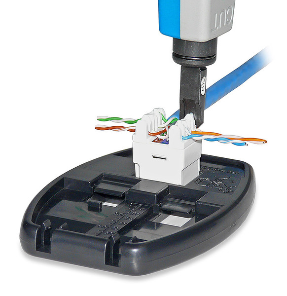 SignaMax KJ-TF Palm Tool for Keystone Jack Termination Fixture