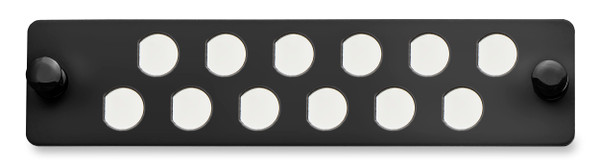 SignaMax UFE-B-12ST-B 12-Port ST Blank Module Black No Connectors