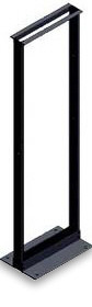 SignaMax RR-84B Equipment Rack, 19"W x 84"H Black Finish AL, 12-24 Holes
