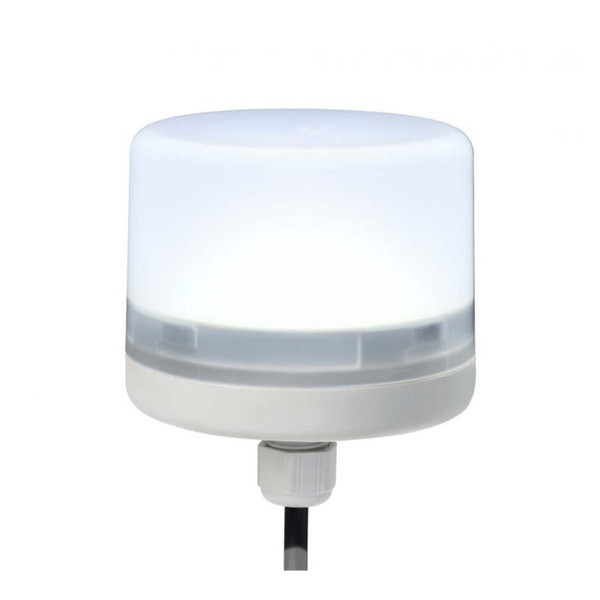 Federal Signal LP57-024C Streamline LP57 Mini Beacon Series, M12 Cable Gland, 24VDC, Steady Burn, Clear