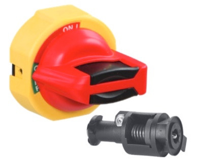 Sprecher & Schuh KT9-SB Black Door Coupling Handle